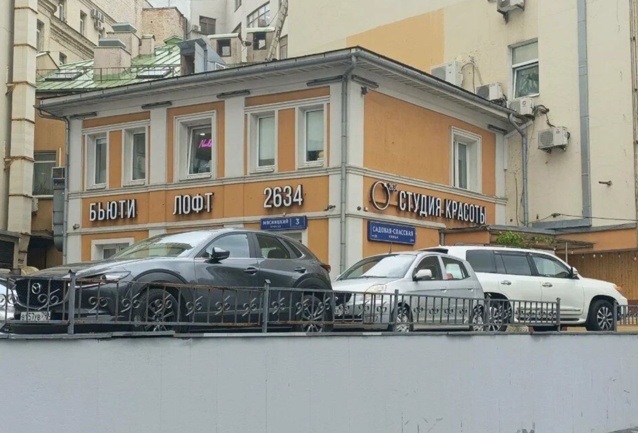фасад дома, здание по адресу г Москва, Мясницкий проезд, д 3 стр 4